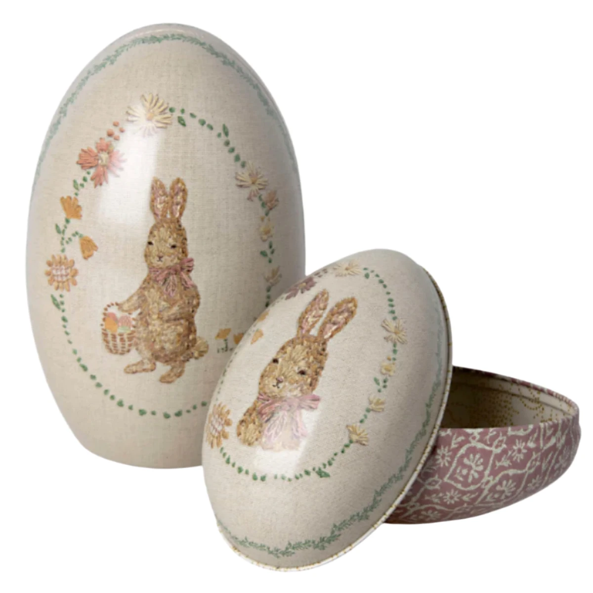 Maileg Metal Nesting Easter Eggs, Rose