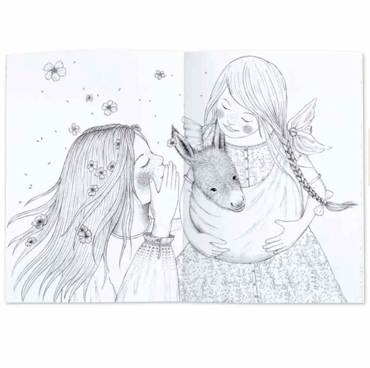 Moulin Roty Les Rosalies Coloring Book