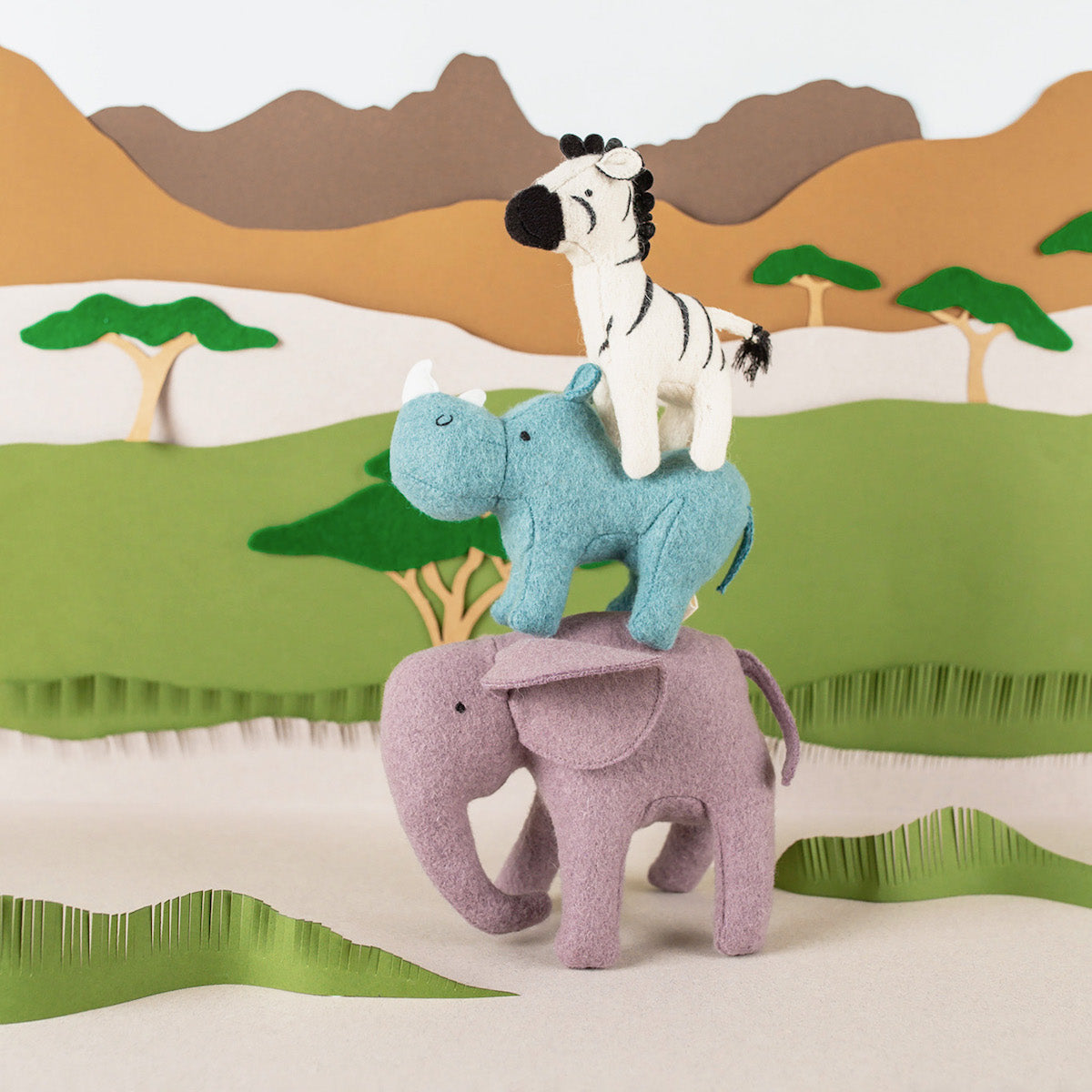 Olli Ella Holdie Safari Animals Set