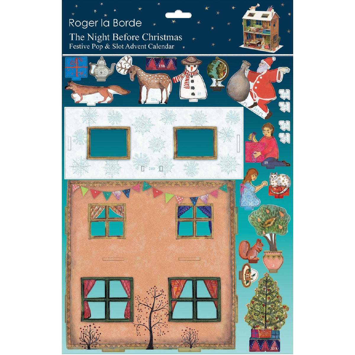 Pop and Slot Advent Calendar, Christmas House