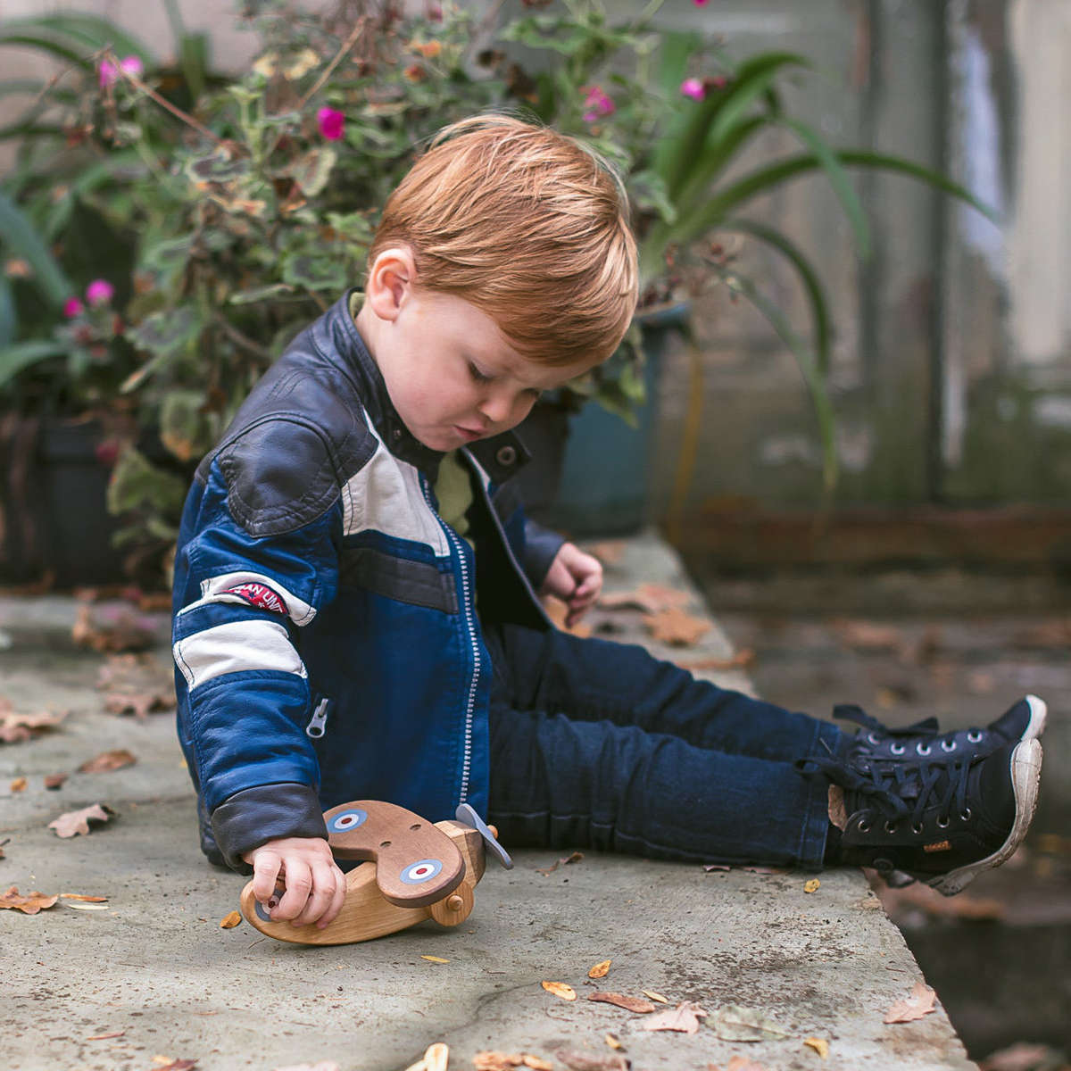 Friendly Toys Wooden Airplane
