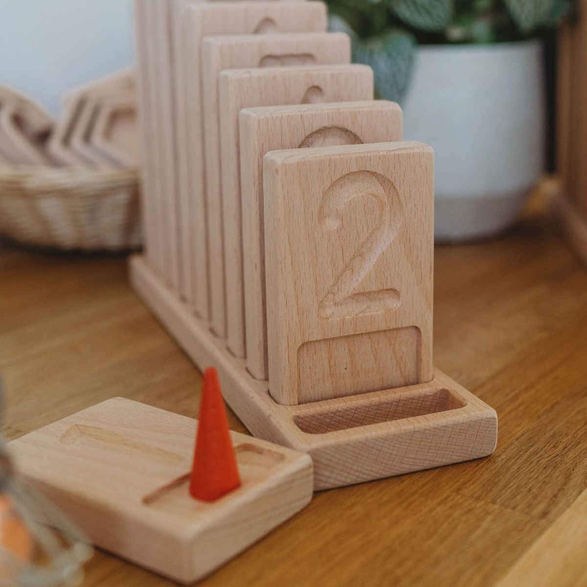 Number Counting Trays and Stand