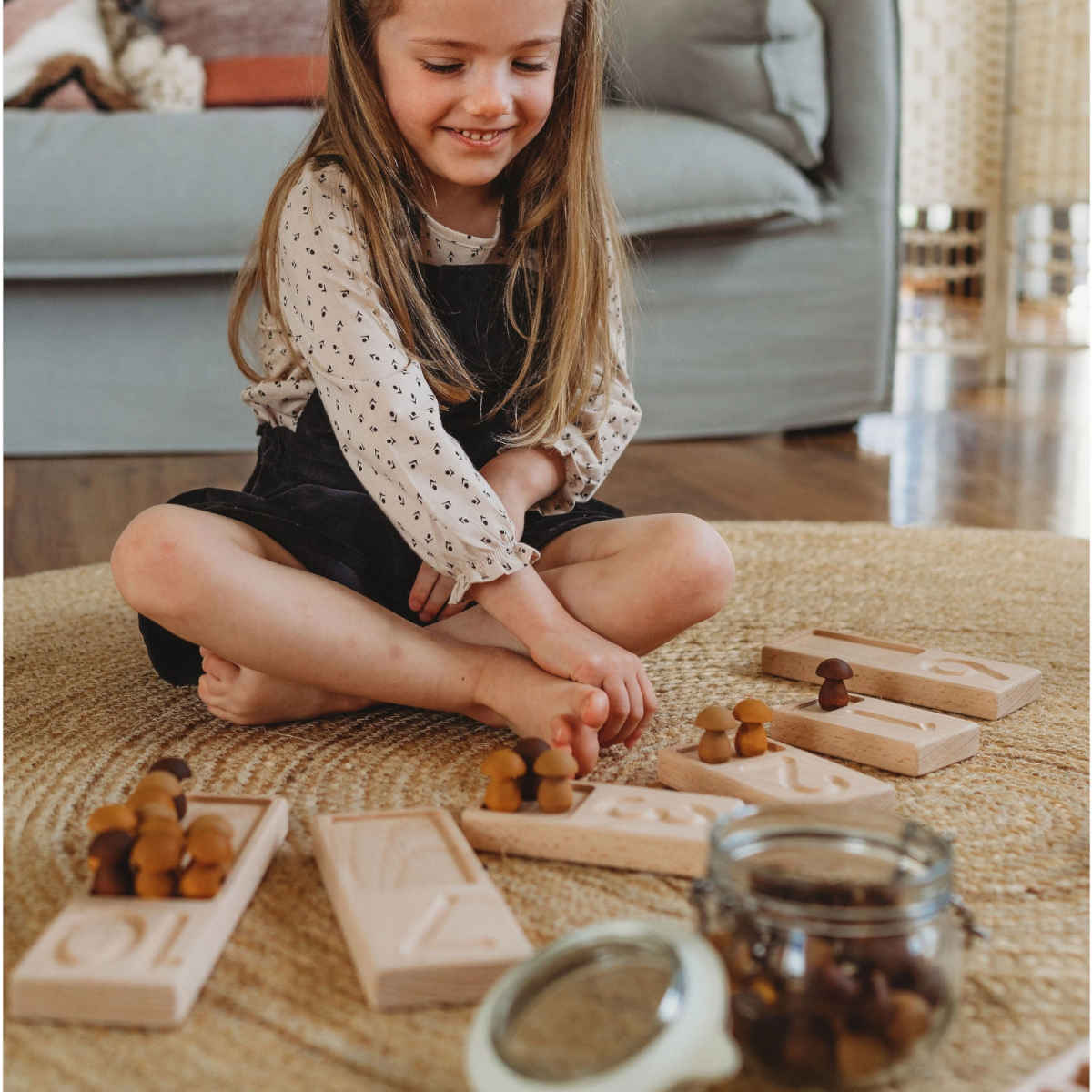 Number Counting Trays and Stand