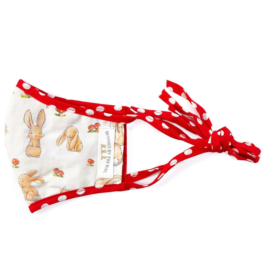 Bunnies by the Bay Fabric Face Mask for Kid,  Harey the Bunny Rabbit