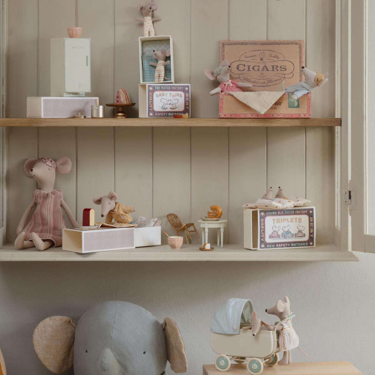 Maileg Doll Clothes for Medium Mouse, Nightgown