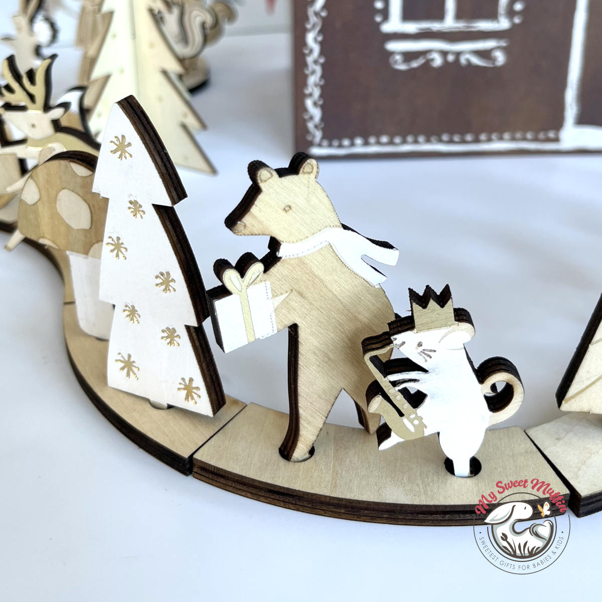 Wooden Marching Band Advent Calendar