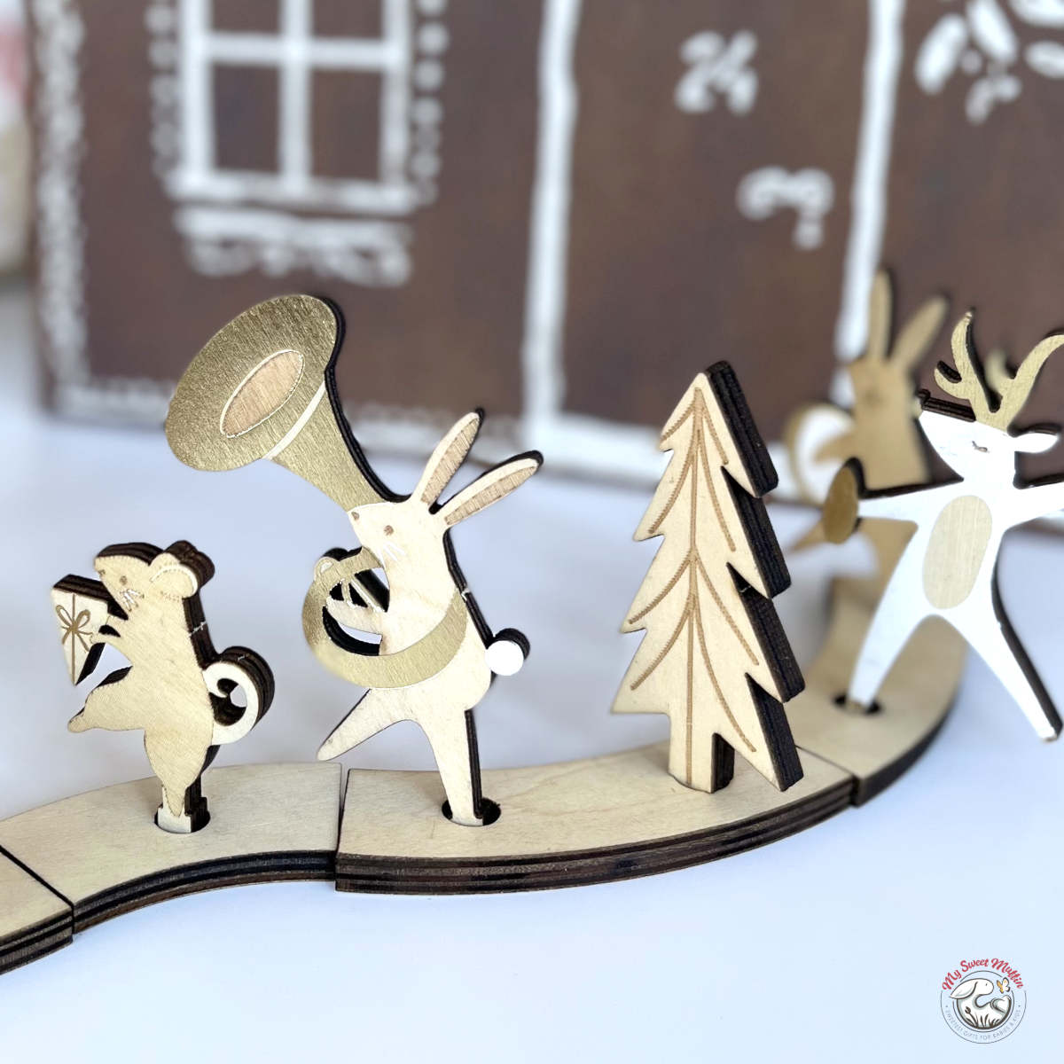 Wooden Marching Band Advent Calendar