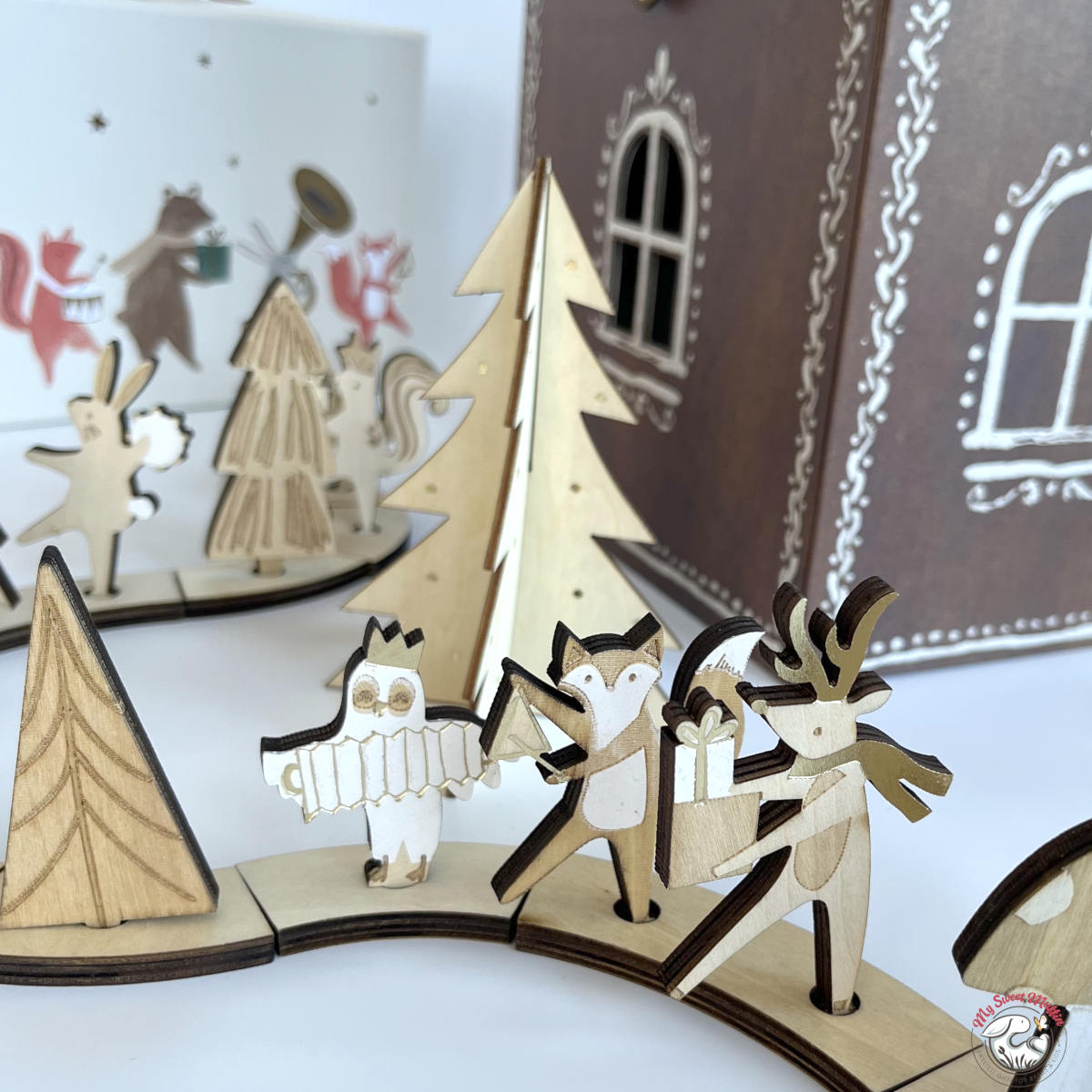 Wooden Marching Band Advent Calendar