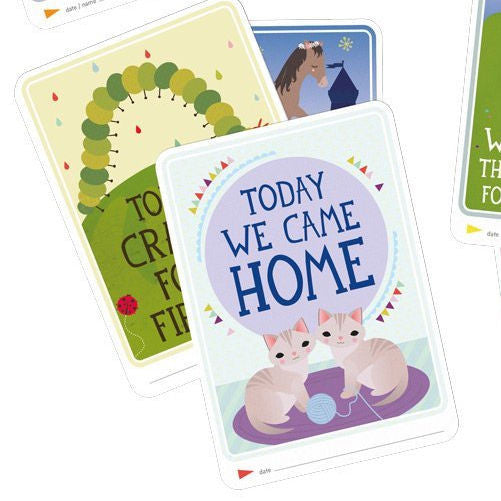 Milestone Baby Cards for Twins