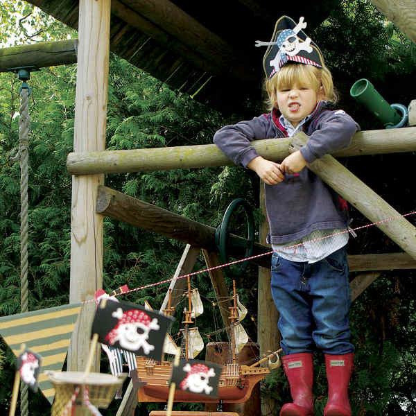 Pirate Party Hats (Set of 8)