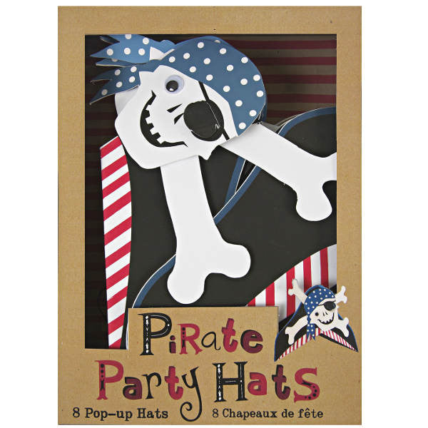 Pirate Party Hats (Set of 8)