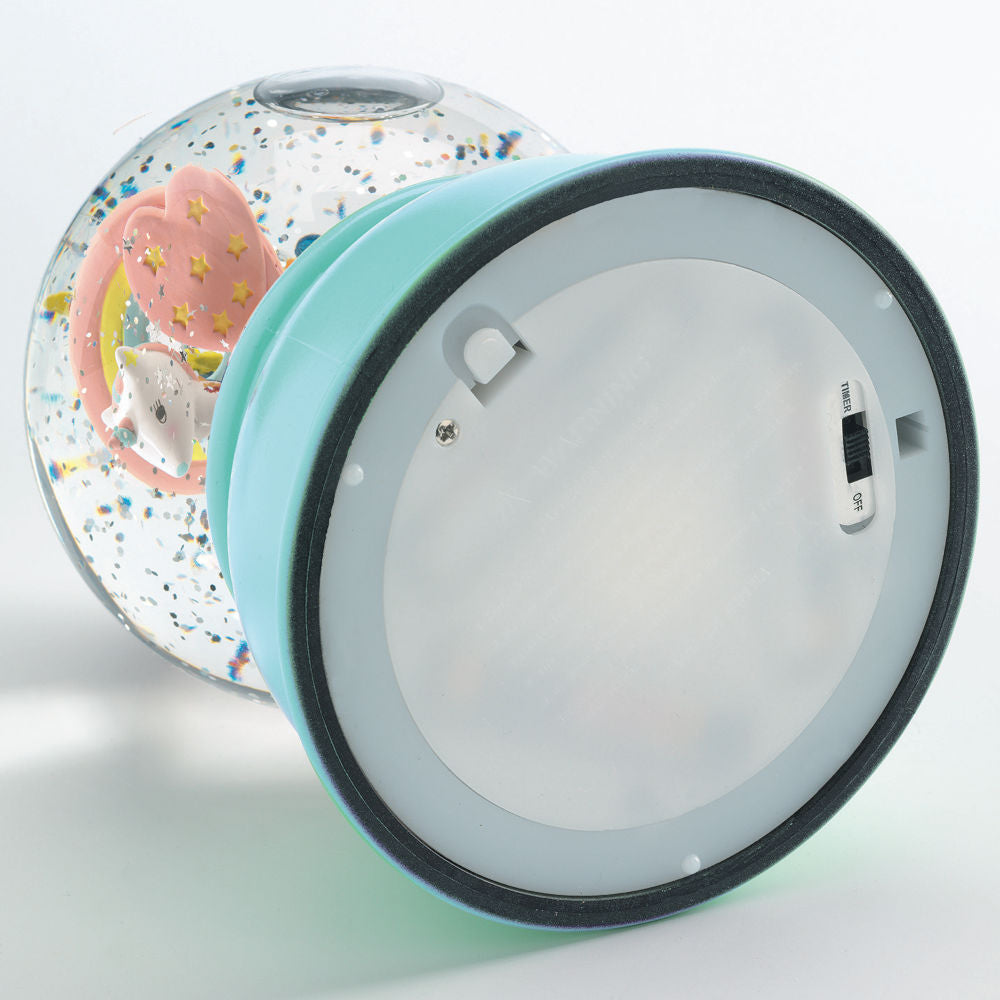 Djeco Snow Globe Night Light, Unicorn