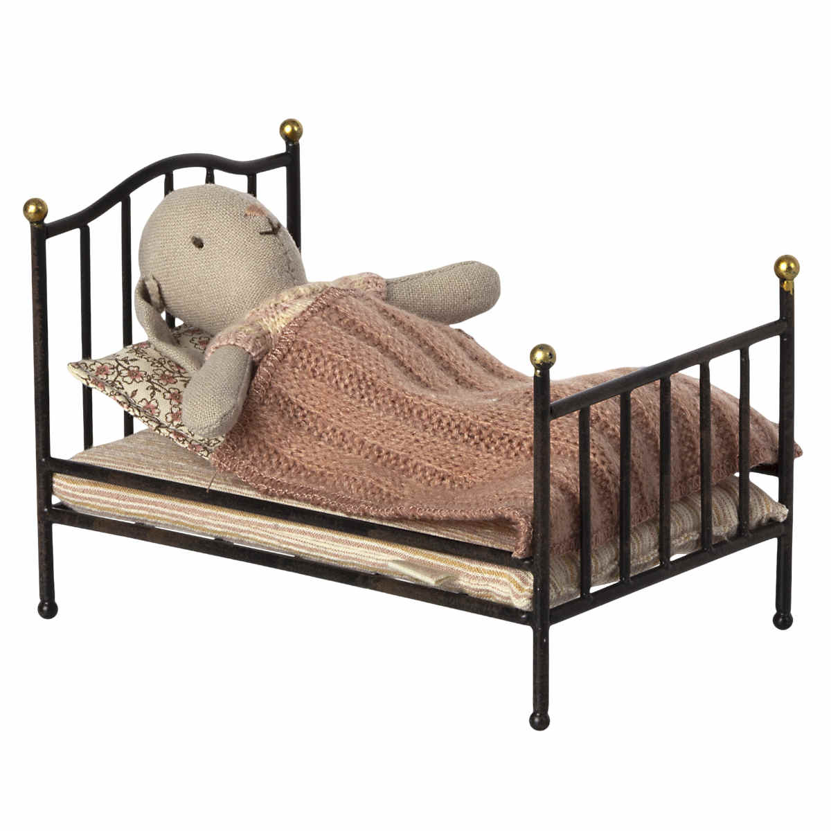 Maileg Mouse size Bed, Black - Final Sale