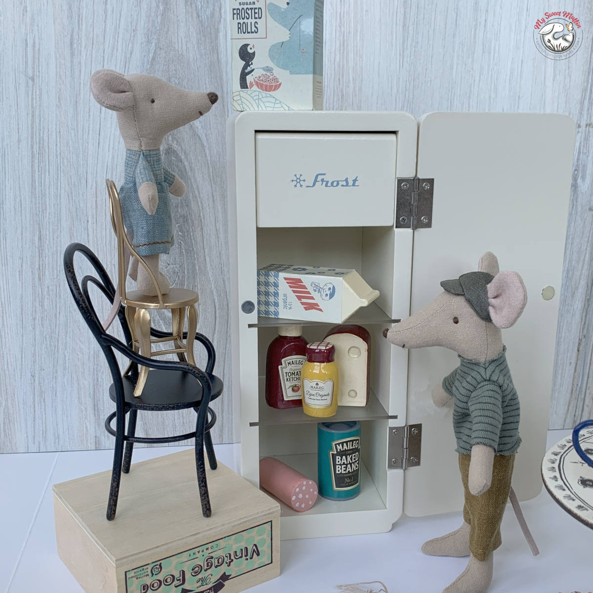 Maileg Micro Vintage Chairs (set of 2) - Final Sale