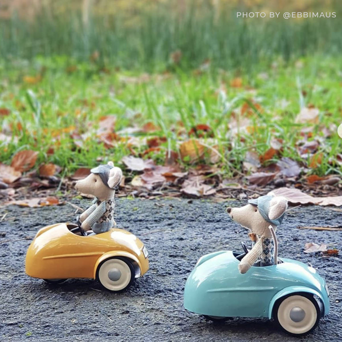 Maileg Mouse in a Car with Garage - Final Sale