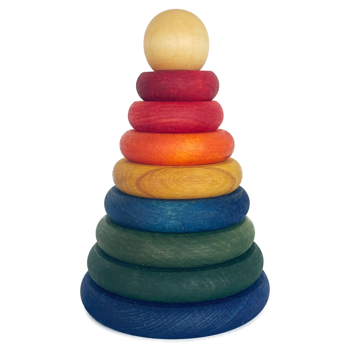 Wooden Story Rainbow Wooden Ring Stacker