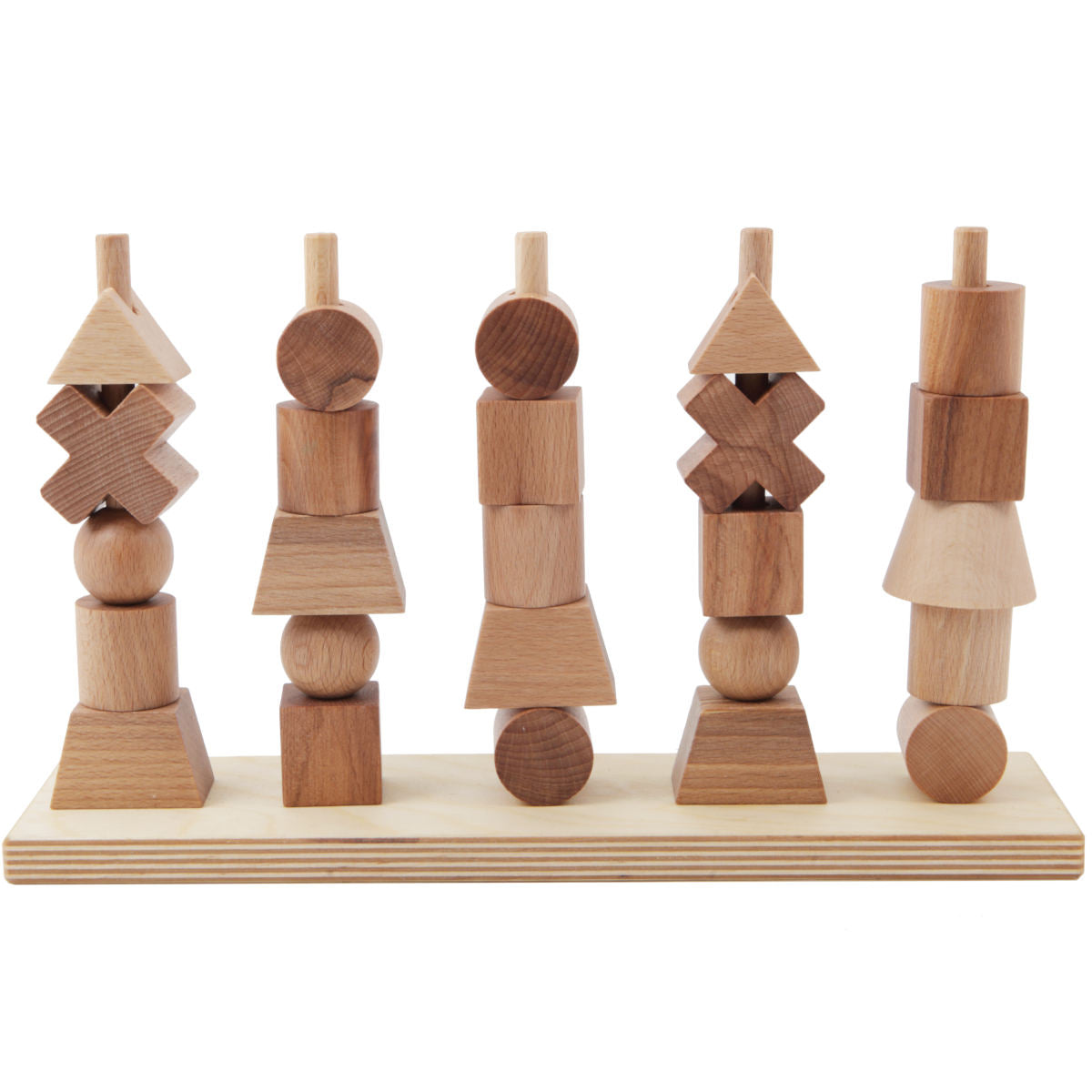 Wooden Story Natural Wooden Stacking Toy