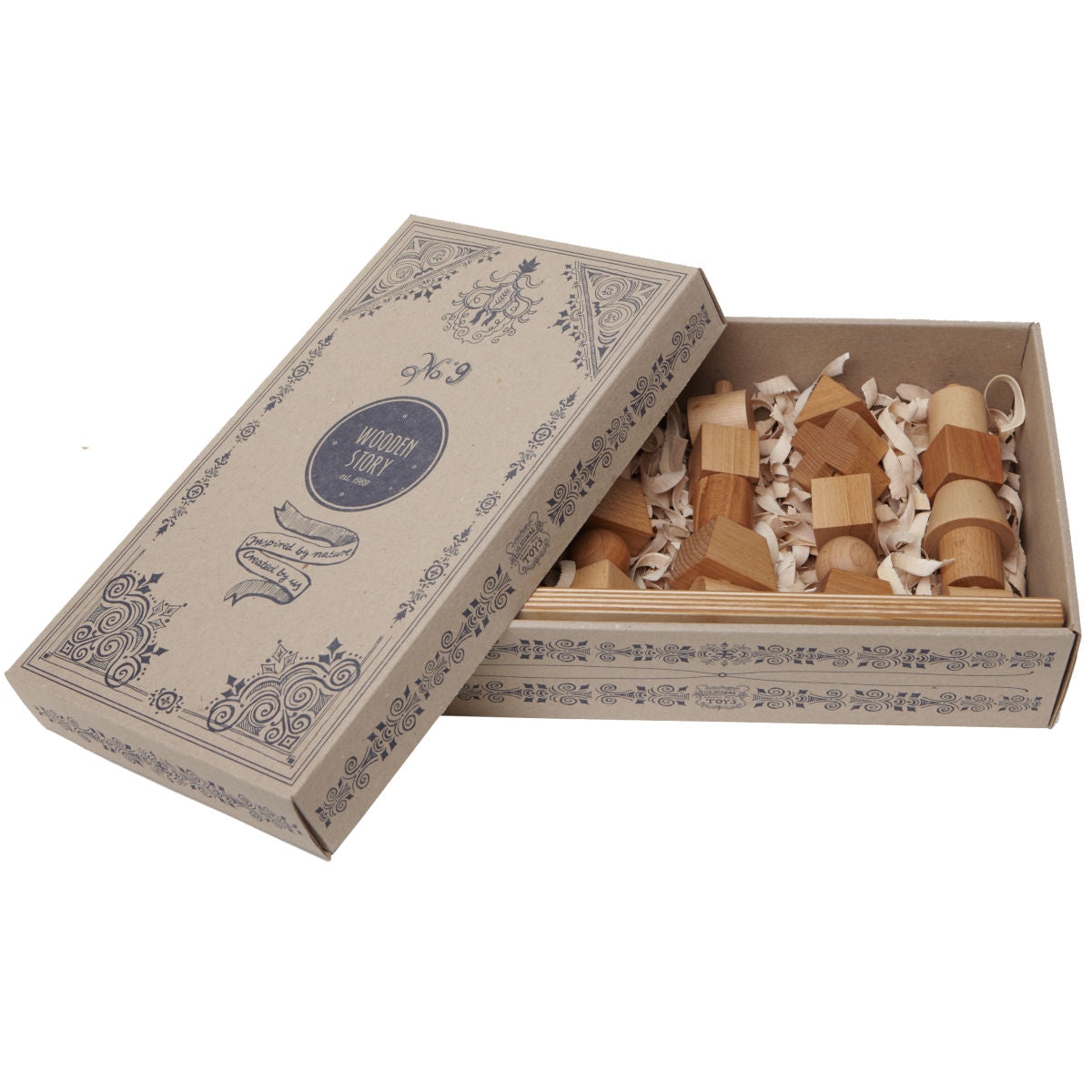 Wooden Story Natural Wooden Stacking Toy