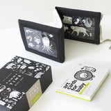 Baby Tummy Time Gallery Gift Set with Flash Cards