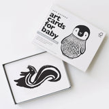 Art Cards for Baby, Black and White Animals