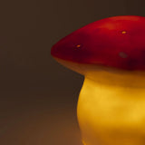 Egmont Heico Medium Mushroom Lamp with Dimmer, Brick Red