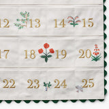 Nativity Embroidered Hanging Advent Calendar
