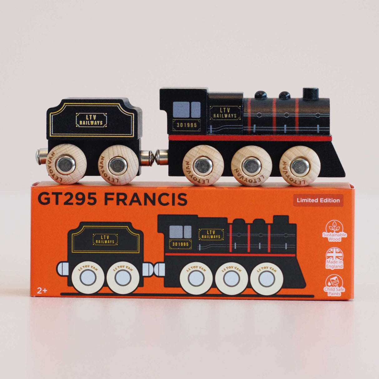 Wooden Matchbox Car, No. 49 GT295 Francis