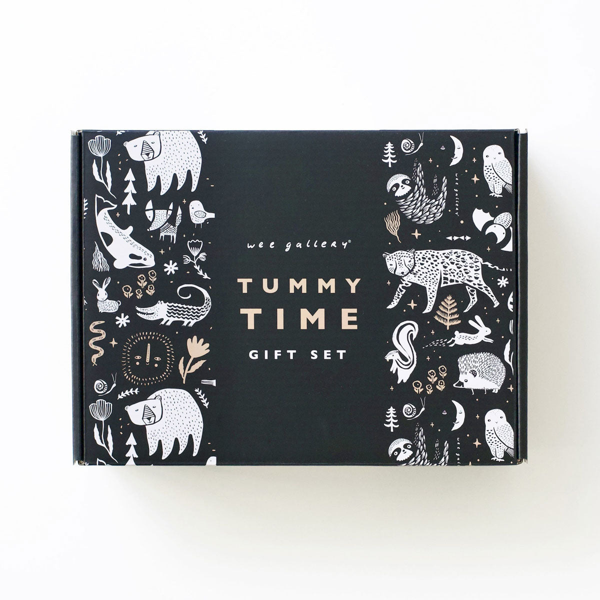 Baby Tummy Time Gallery Gift Set with Flash Cards