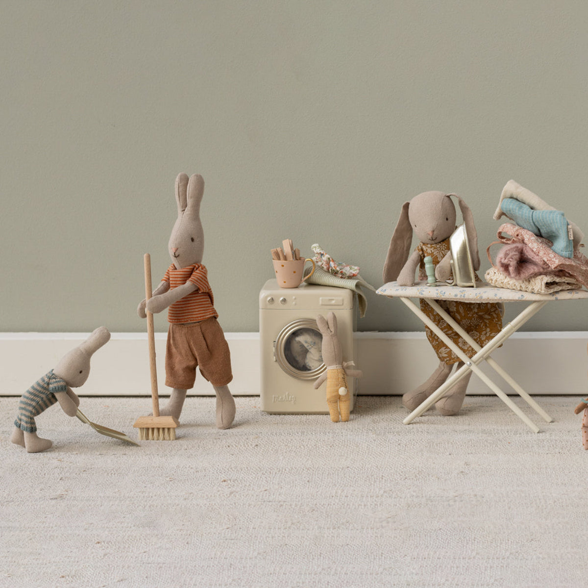 Maileg Doll House Miniature Broom Set
