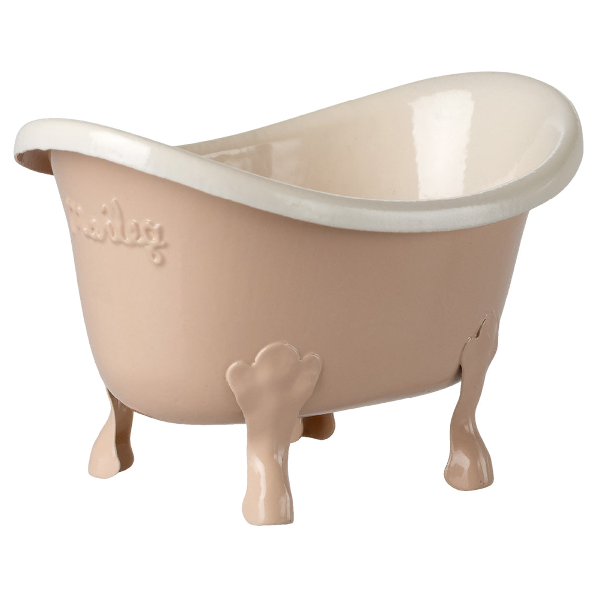 Maileg Dollhouse Bathtub, Mouse Size, Rose (Ships in April)