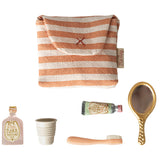 Maileg Toothbrush Set, Mouse size, Coral (ships in April)