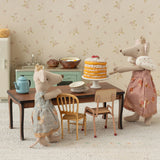 Maileg Party Cake and Stand, Mouse Size