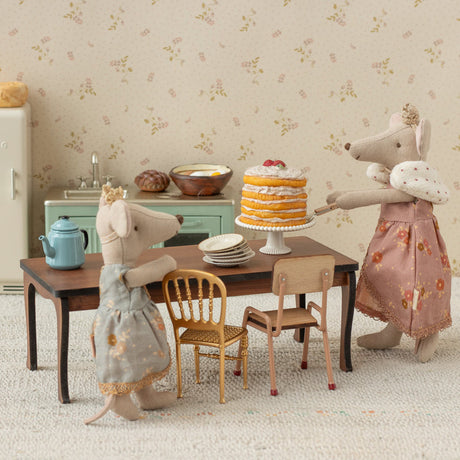 Maileg Long Dining Table. Mouse Size