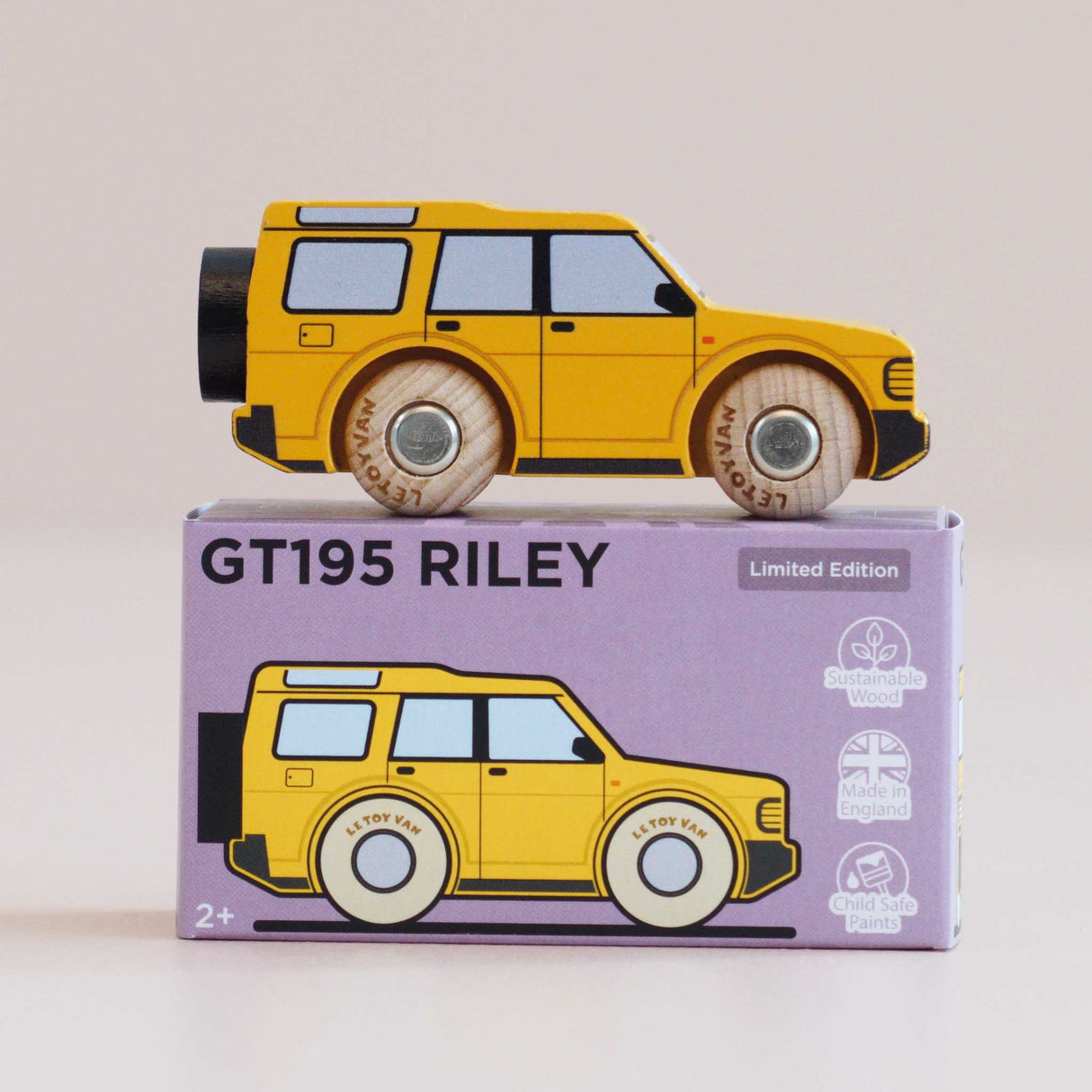 Wooden Matchbox Car, No. 35 GT195 Riley
