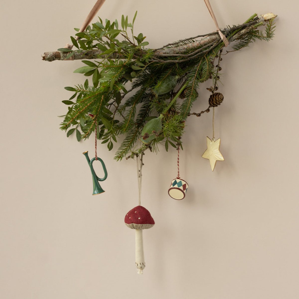 Maileg Holiday Metal Ornament, Trumpet – My Sweet Muffin