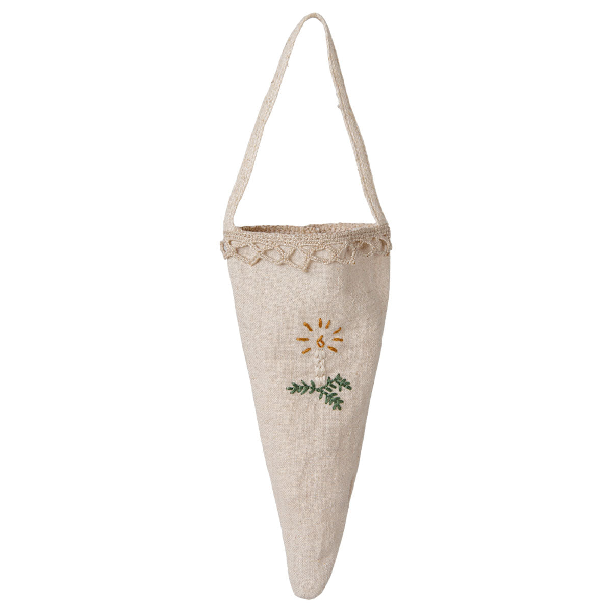 Maileg Fabric Ornament, Cornet with Embroidered details (available in October)
