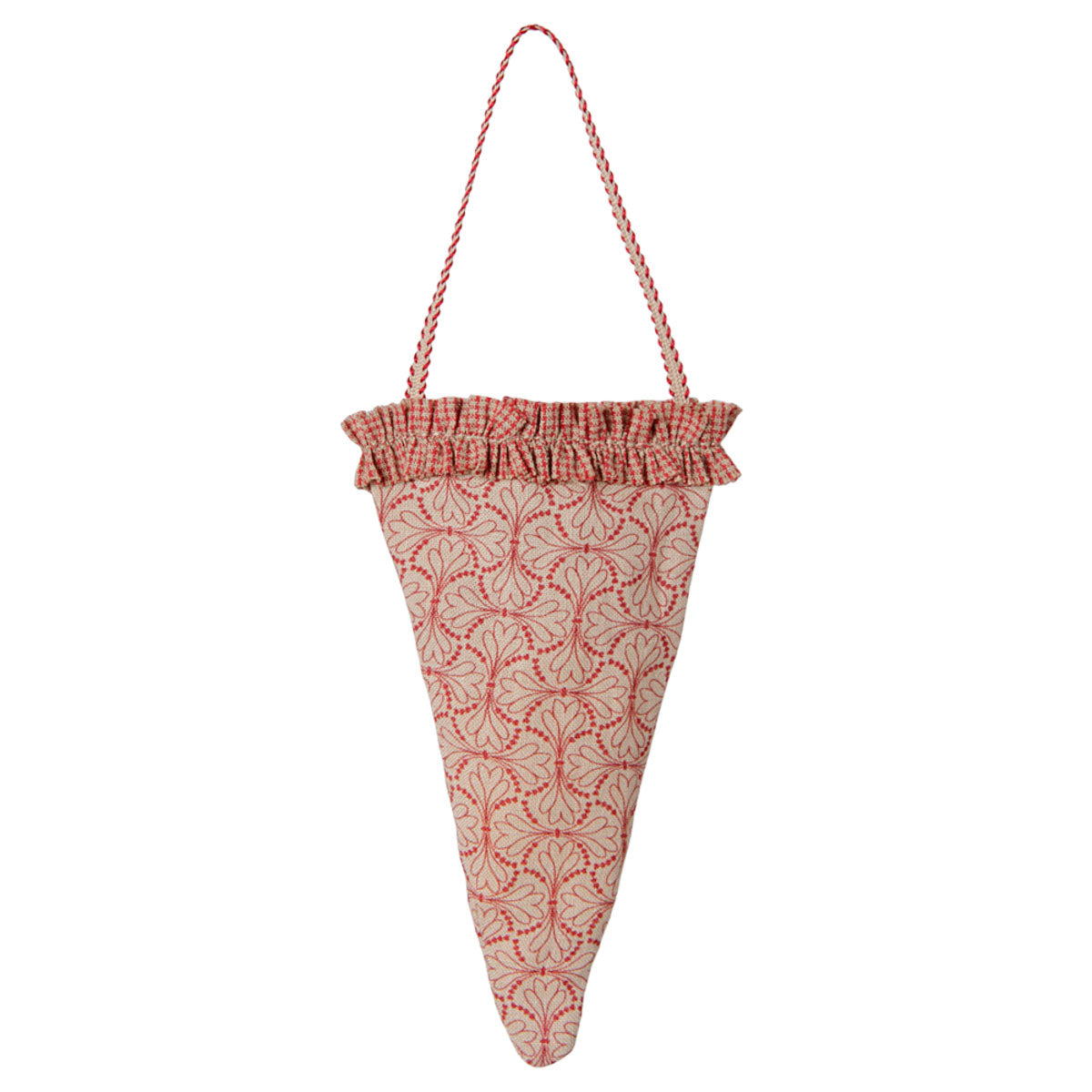 Maileg Fabric Ornament, Cornet, Winter Heart