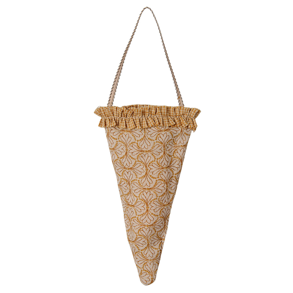 Maileg Fabric Ornament, Cornet, Winter Heart