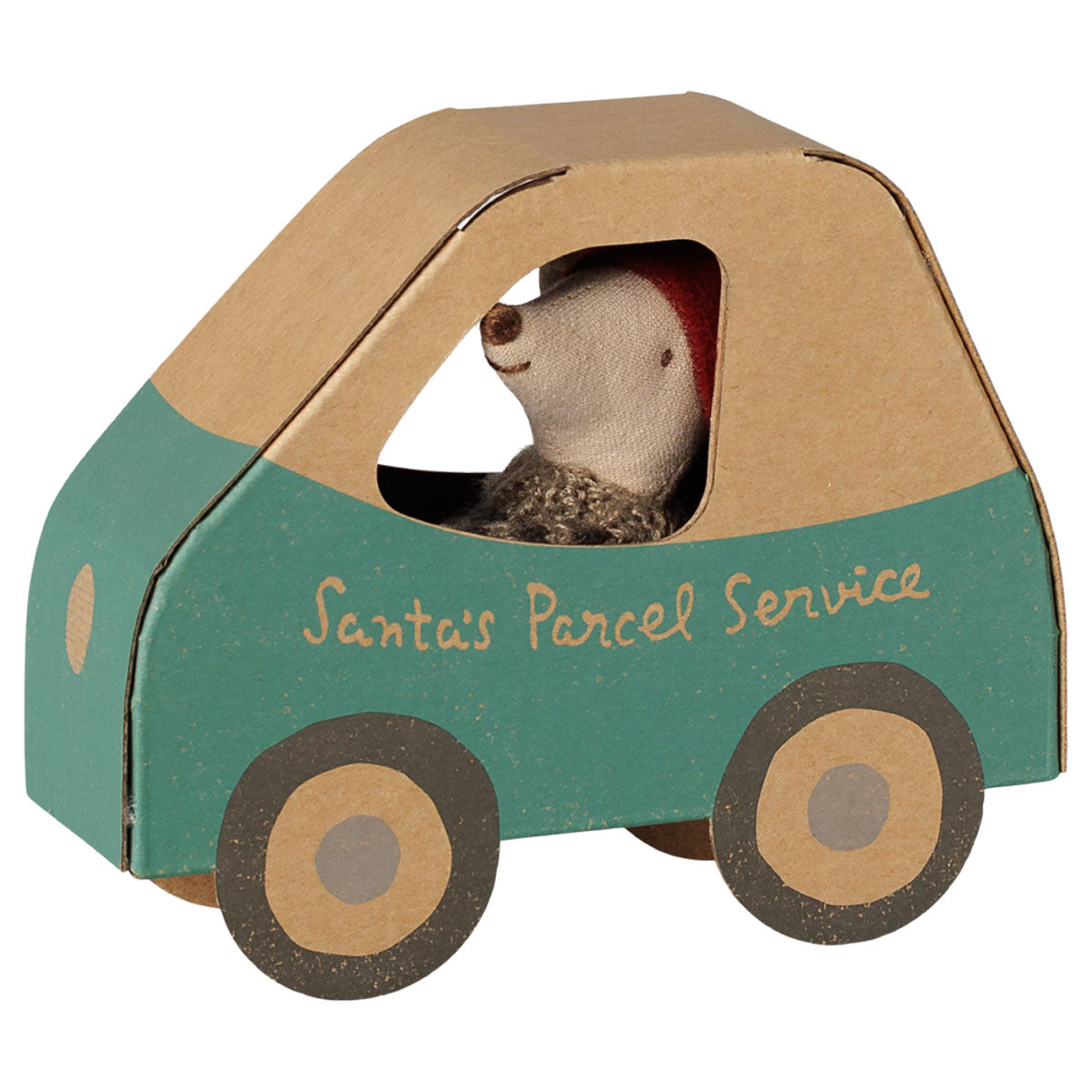 Maileg Christmas Mouse in a Car (available in November)