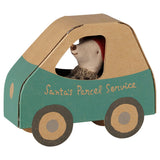 Maileg Christmas Mouse in a Car (available in November)