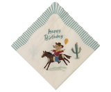 Maileg Happy Birthday Napkins, Cowboy