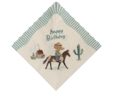 Maileg Happy Birthday Napkins, Cowboy