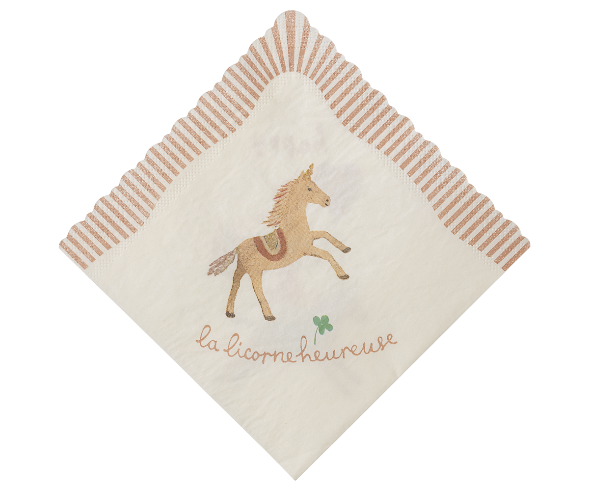 Maileg Happy Birthday Napkins, Unicorn