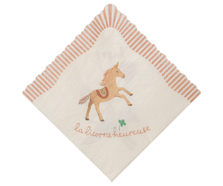 Maileg Happy Birthday Napkins, Unicorn