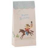 Maileg Happy Birthday Goodie Bags, Cowboy (12pcs) (ships in April)