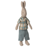 Maileg Rabbit in Checker Shirt, Size 1