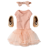 Maileg Size 3 Doll Clothes, Ballet Suit & Skirt, Rose