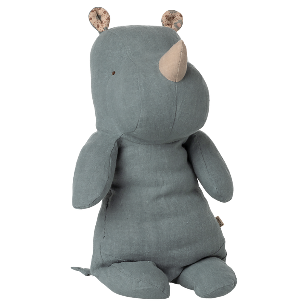 Maileg Medium Rhino, Dusty Blue