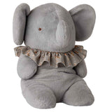 Maileg Safari Friends Large Plush Elephant, Blue Grey (ships in November)