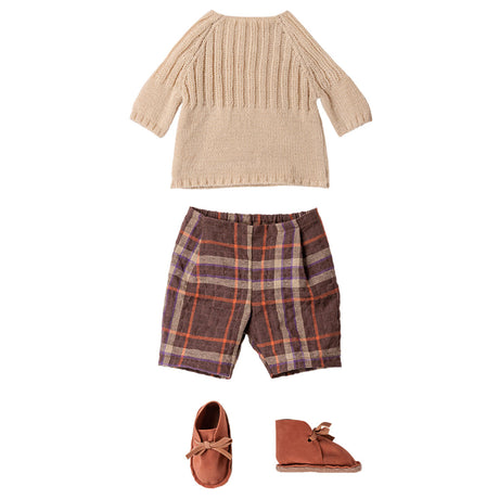 Maileg Rabbit in Sweater and Pants, Size 4